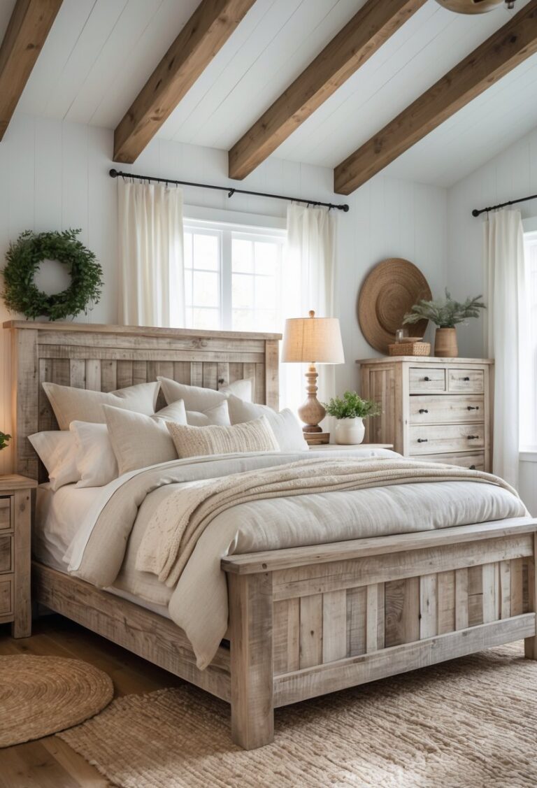 Farmhouse Bedroom Ideas for a Cozy and Stylish Retreat: Top 12 Designs